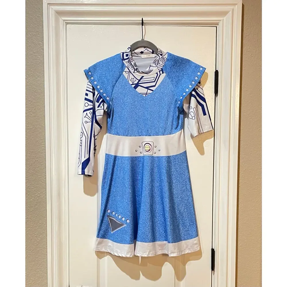 Zombies Addison Halloween Costume Alien Girl Dress Size 140 ( 9-10 years old)